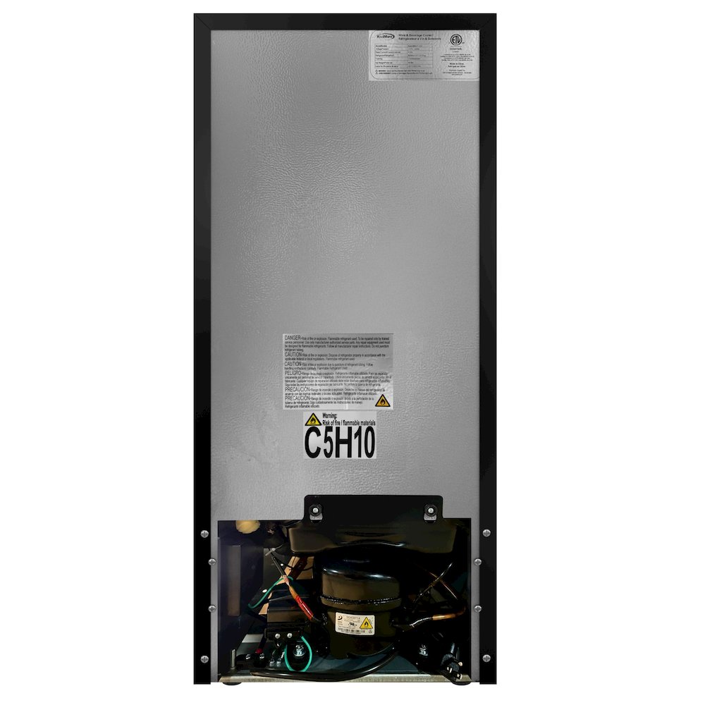 15 in Small Stainless Steel Glass-Door Built-In Refrigerator and Beverage Cooler. Picture 11
