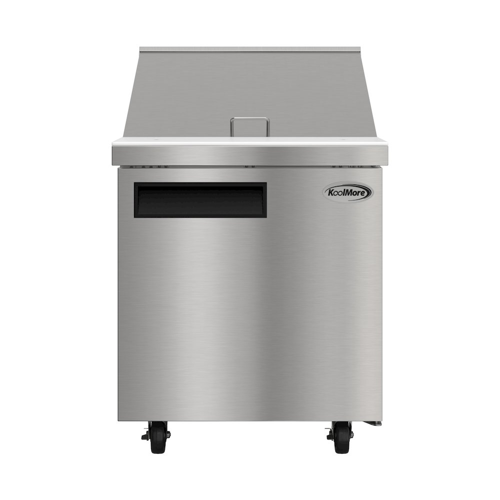 27" 1Door Refrigerated Mega Salad and Sandwich Prep Table, 12 Pan Capacity. Picture 10