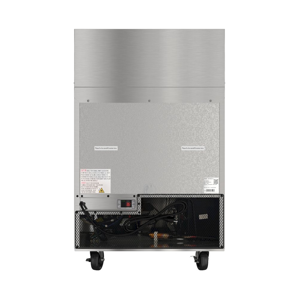 27" 1Door Refrigerated Mega Salad and Sandwich Prep Table, 12 Pan Capacity. Picture 9