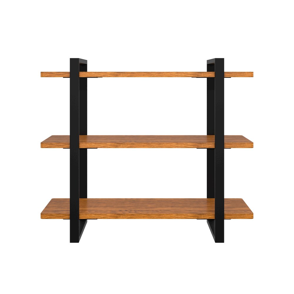 28 In. 3-Tier Supermarket Wooden Display Rack. Picture 7