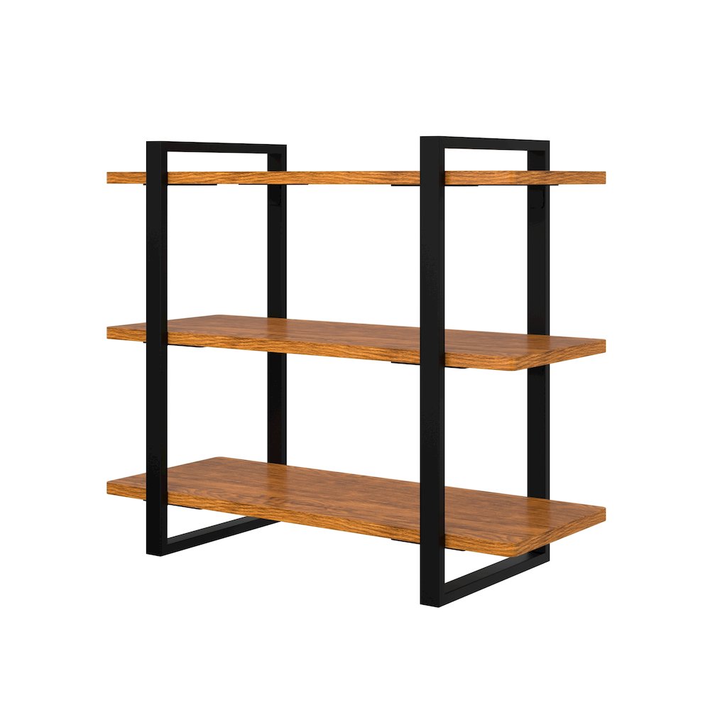 28 In. 3-Tier Supermarket Wooden Display Rack. Picture 9