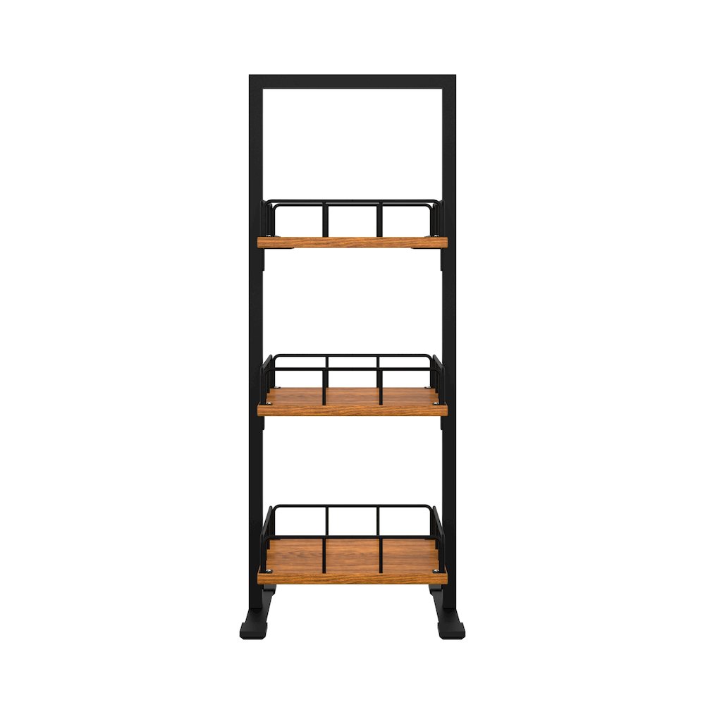 12 In. 3-Tier Wooden Bakery, Supermarket & Cafe Display Case. Picture 7