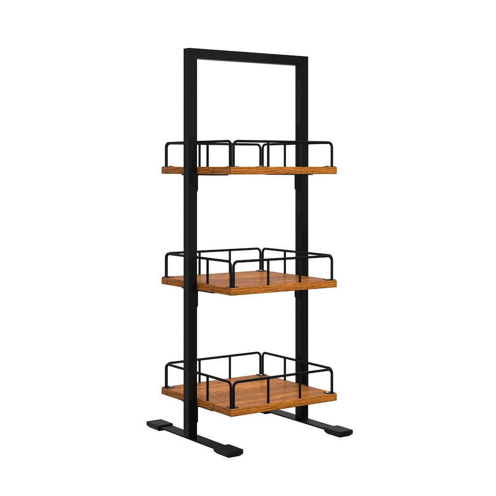 12 In. 3-Tier Wooden Bakery, Supermarket & Cafe Display Case. Picture 8
