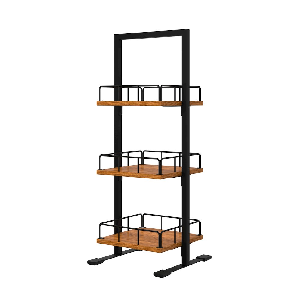 12 In. 3-Tier Wooden Bakery, Supermarket & Cafe Display Case. Picture 9