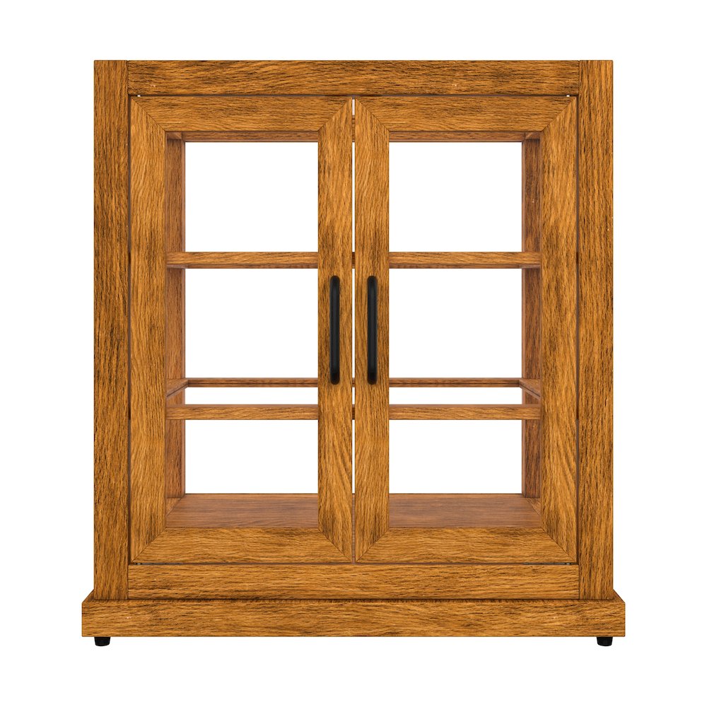 25 In. Artisan Wooden Bakery Display Upright Case 4 Cu ft, light color. Picture 7