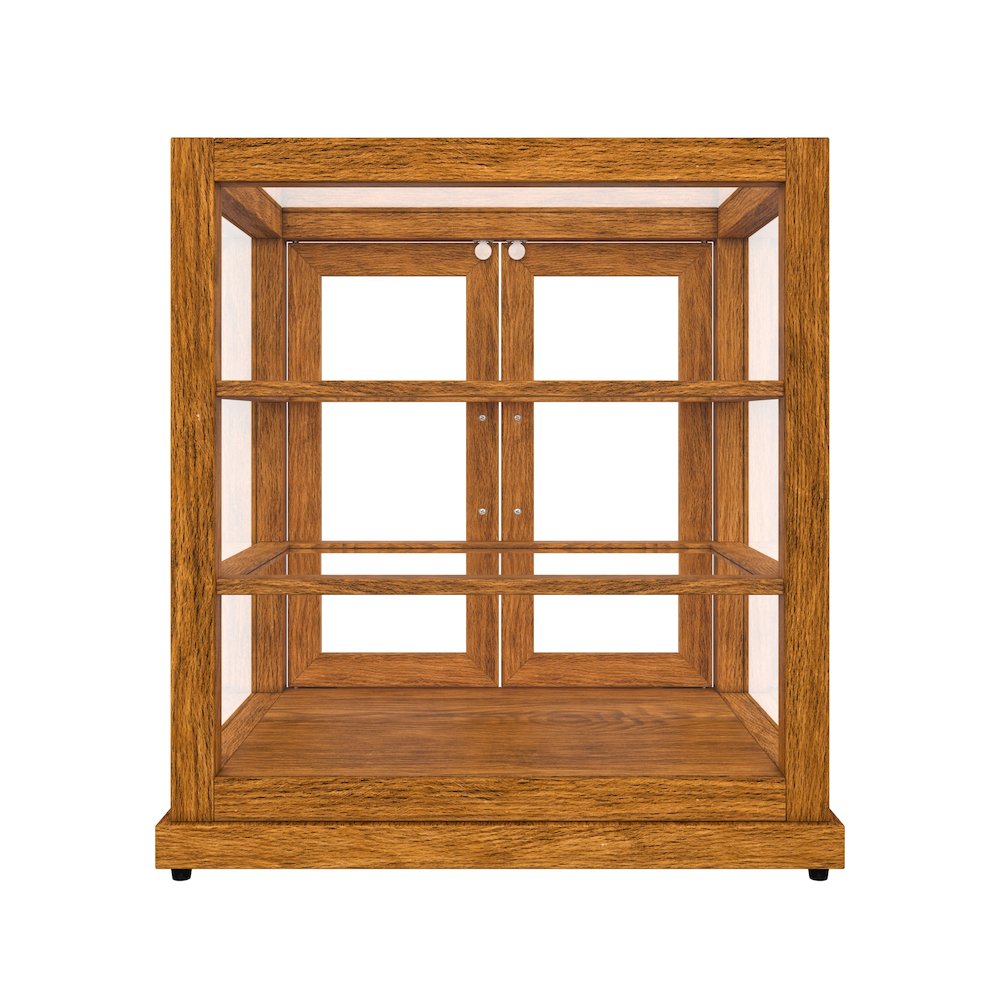 25 In. Artisan Wooden Bakery Display Upright Case 4 Cu ft, light color. Picture 12