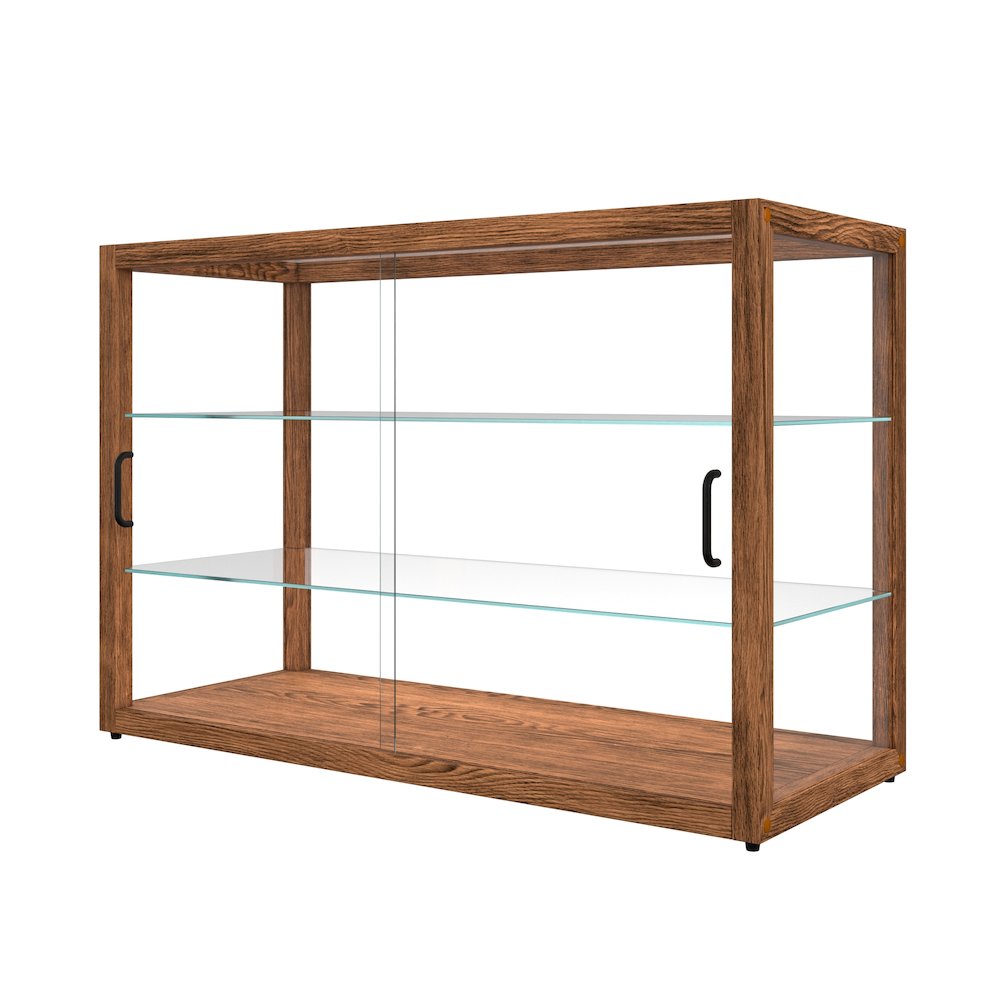 42 In. Artisan Horizontal Dark Wooden Bakery Display Case 8 Cu. ft.. Picture 9
