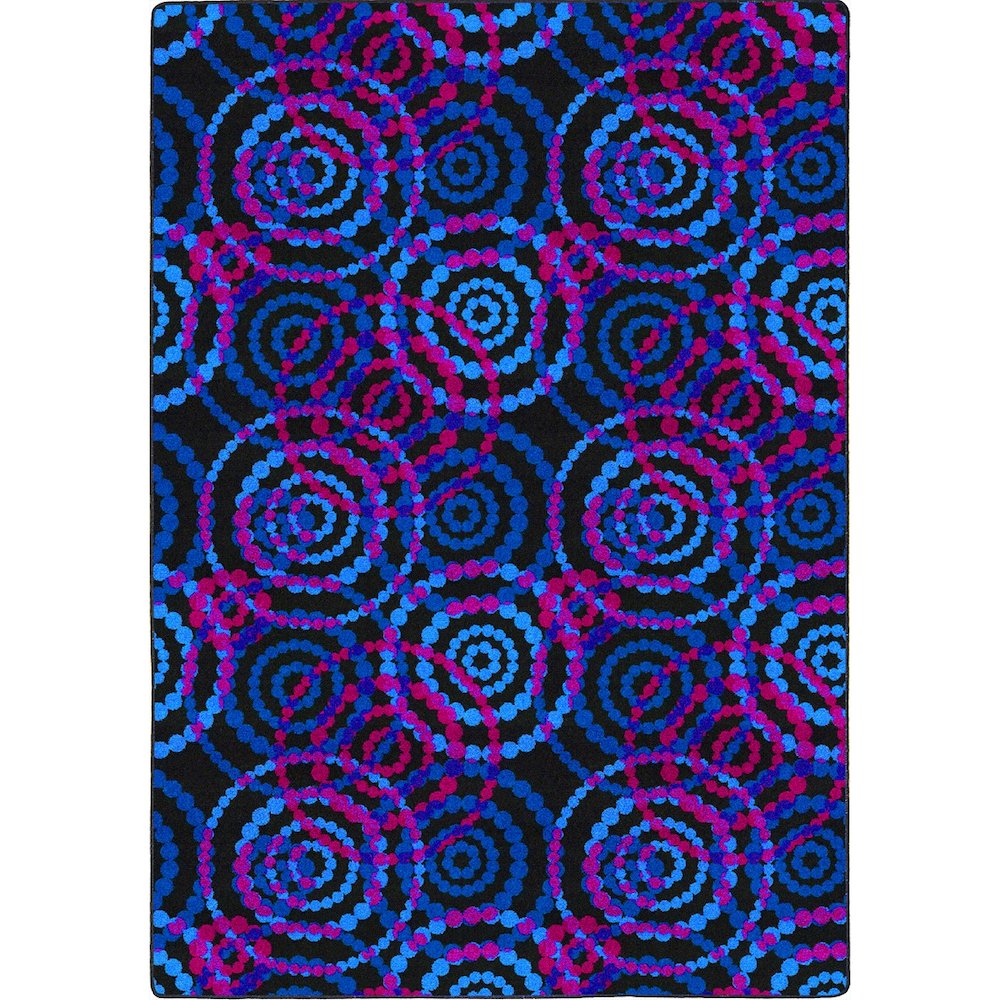 Dottie 12' x 7'6" area rug in color Fluorescent. Picture 1