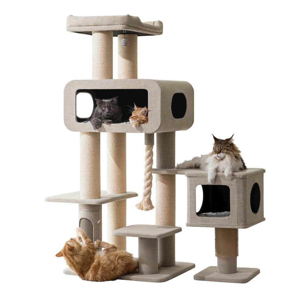71” Grand Maine Coon Cat Tree – Ontario. Picture 1