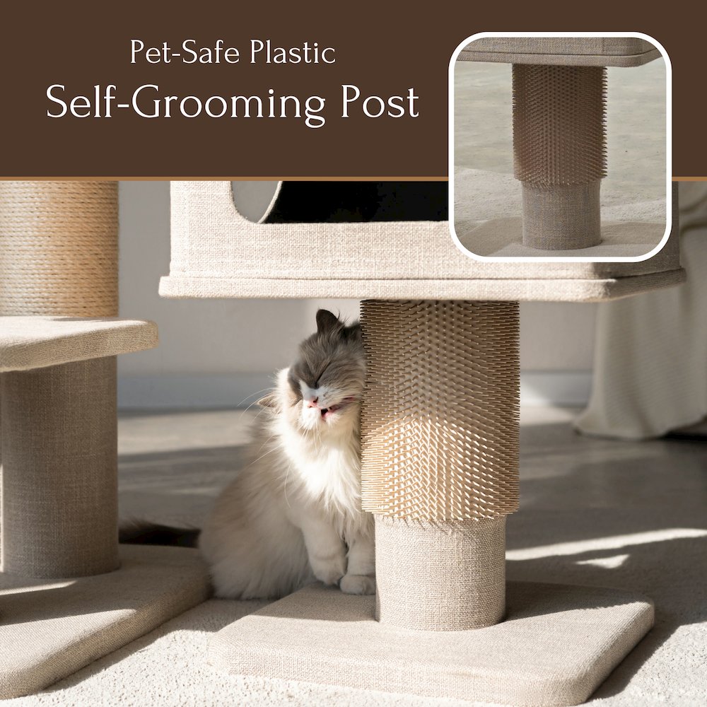 71” Grand Maine Coon Cat Tree – Ontario. Picture 6
