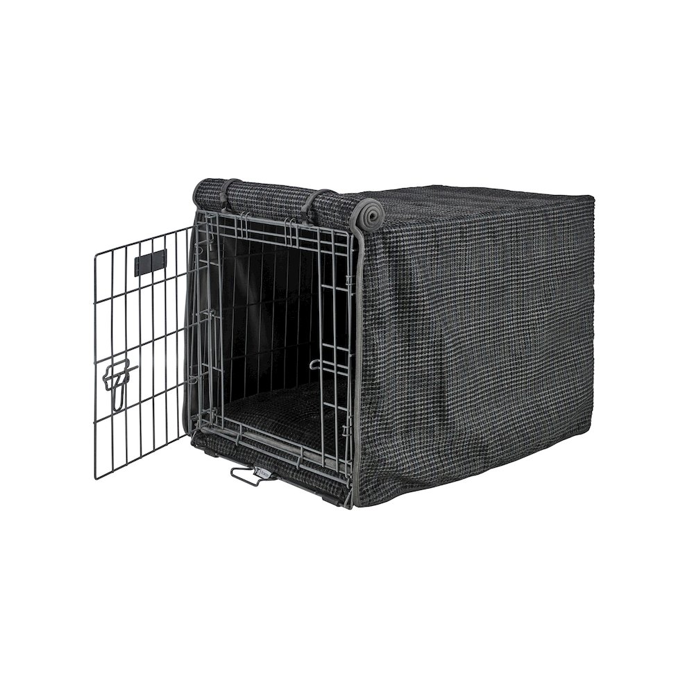 Crate Cover Bed For Dogs in Iron Mountain Fabric Finish Size - LRG. Picture 1