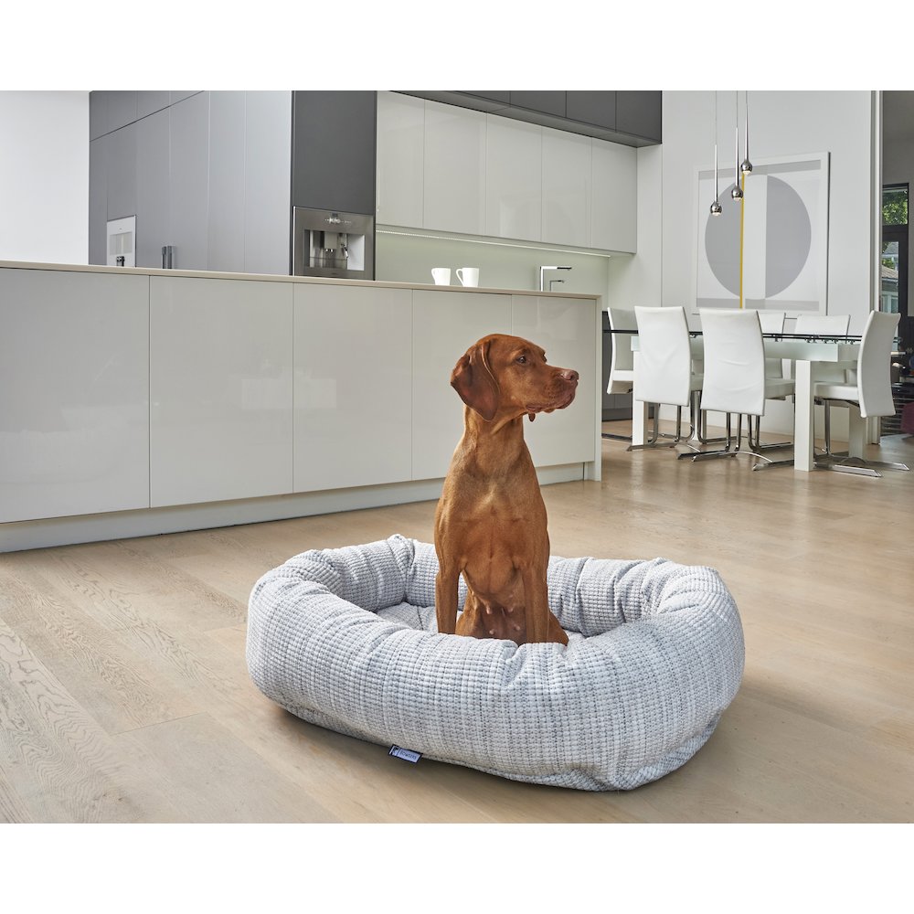 Donut Bed For Dogs in Granite  Fabric Finish Size - SML. Picture 6