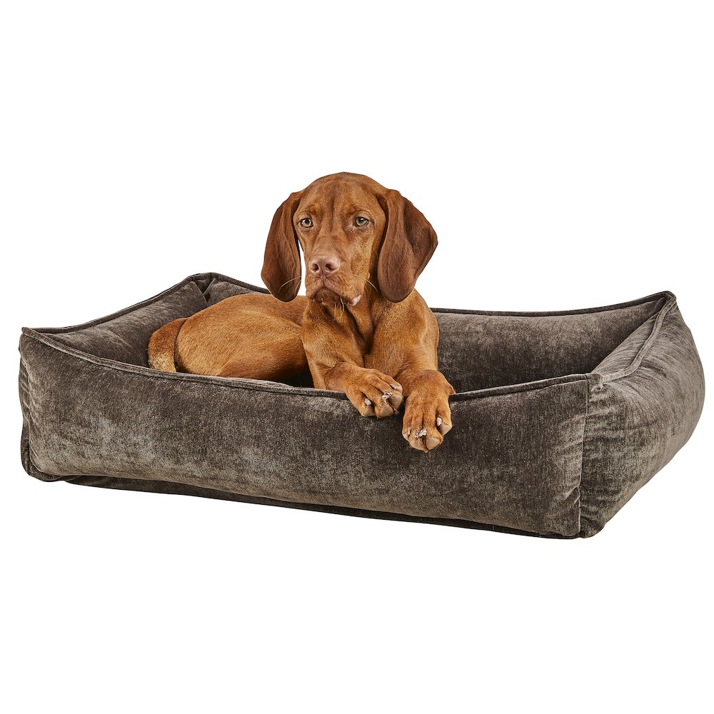 Urban Lounger Bed For Dogs in Ash Fabric Finish Size - SML. Picture 7