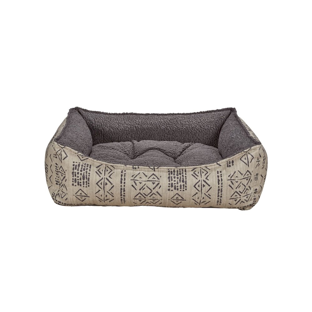 Scoop Bed For Dogs in Mayan Fabric Finish Size - SML. Picture 1