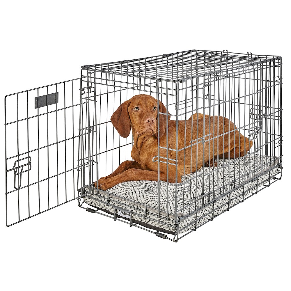 Luxury Crate Mattress For Dogs in Cherry Bones  Fabric Finish Size - SML. Picture 2