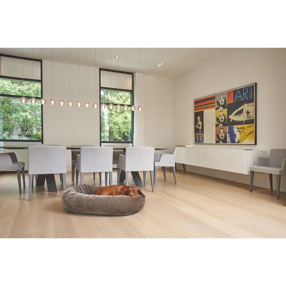 Donut Bed For Dogs in Granite  Fabric Finish Size - SML. Picture 2