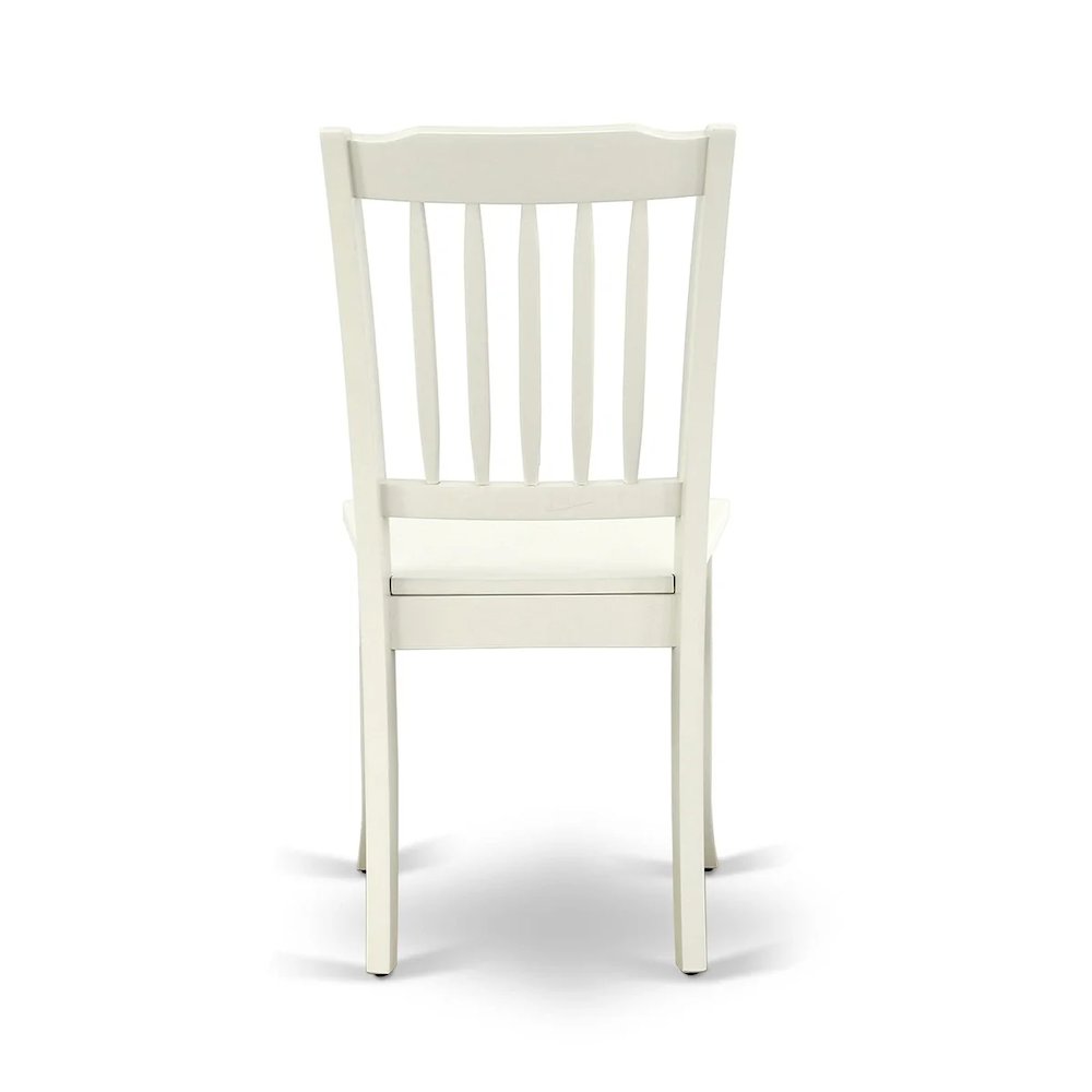 Dining Chair Linen White, DAC-LWH-W. Picture 4