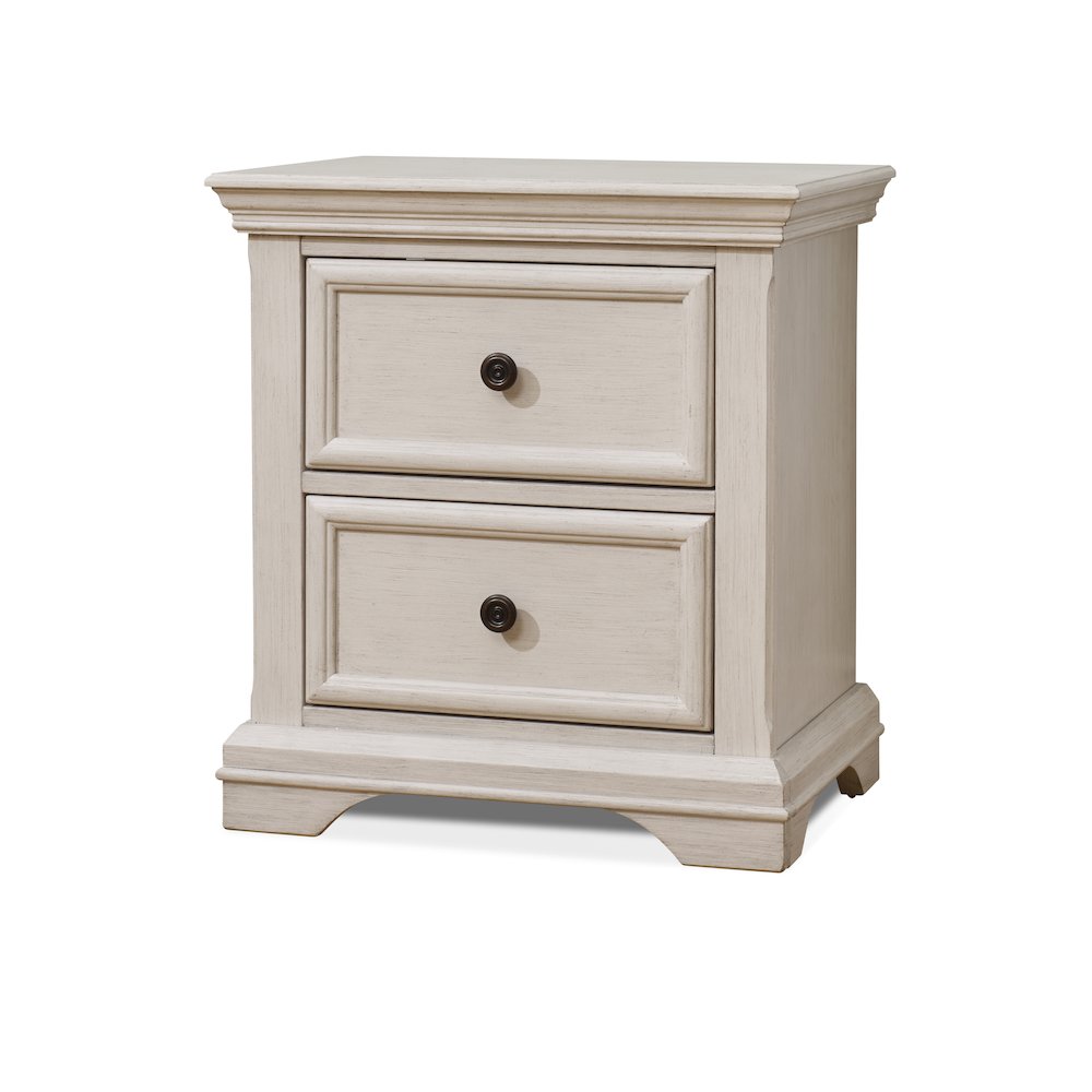 Sorelle Portofino Nightstand,Brushed Ivory Color. Picture 1