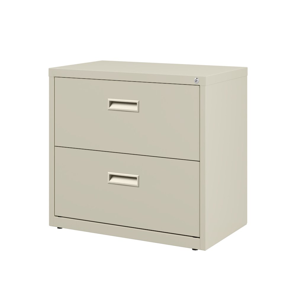 Hirsh 30 inch Wide 2 Drawer Lateral File Cabinet for Home or Office, Putty. Picture 2