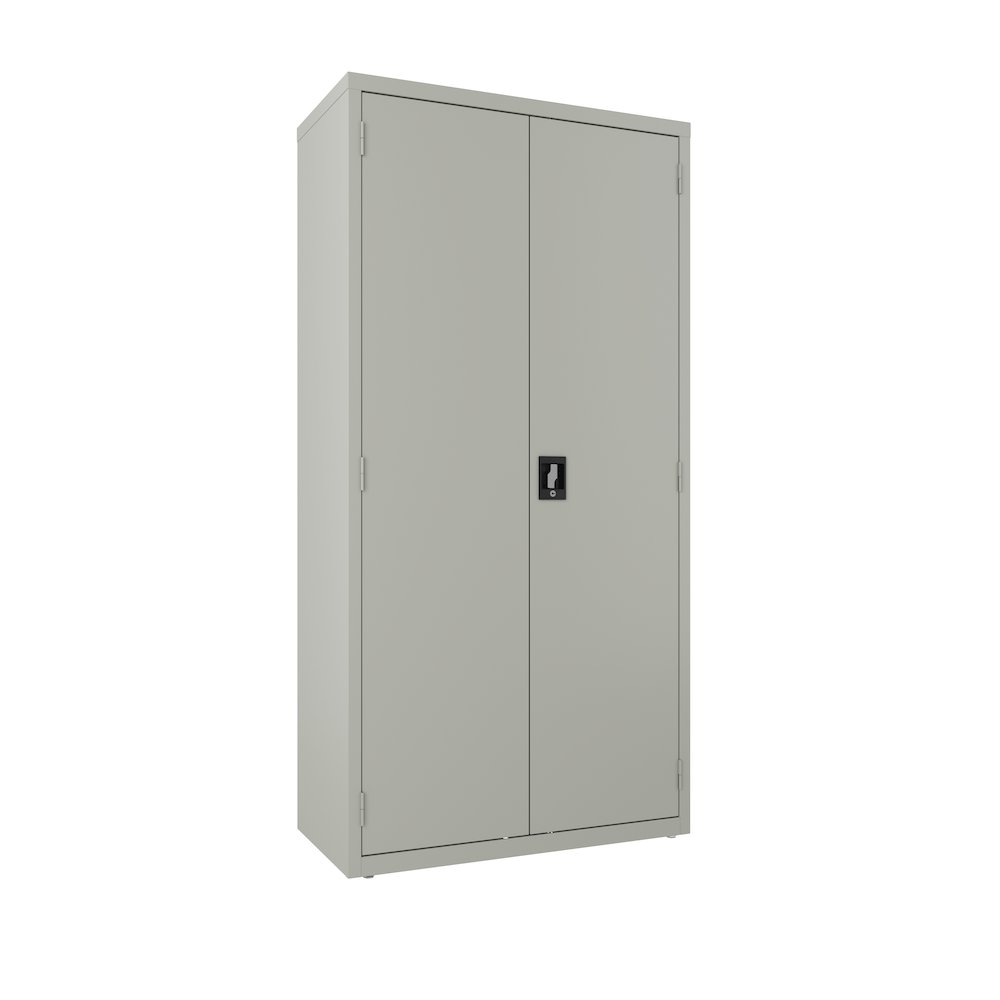 Hirsh Wardrobe Cabinet, 18"D x 36"W x 72"H, Light Gray. Picture 3