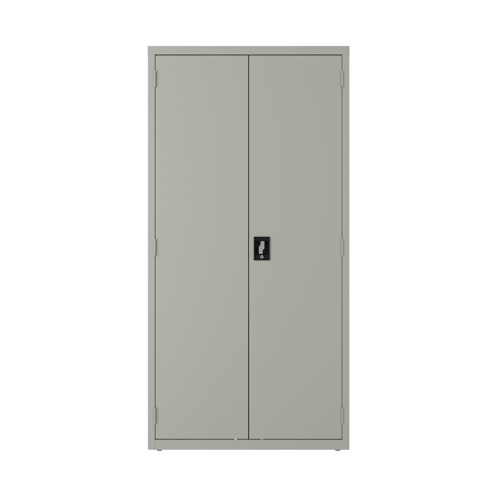 Hirsh Wardrobe Cabinet, 18"D x 36"W x 72"H, Light Gray. Picture 4