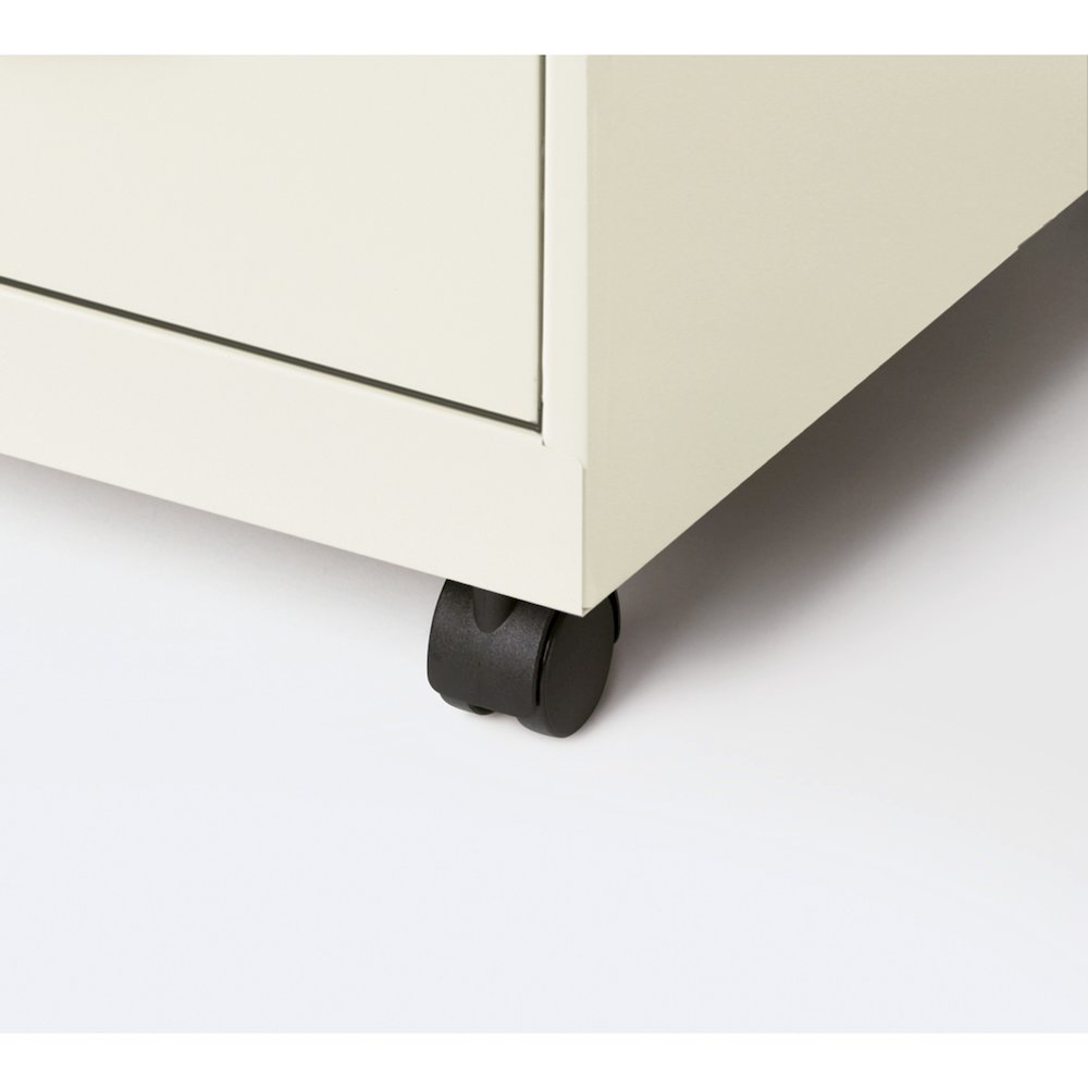 Space Solutions 18" Deep 2 Drawer Vertical File Cabinet, Pearl White. Picture 6