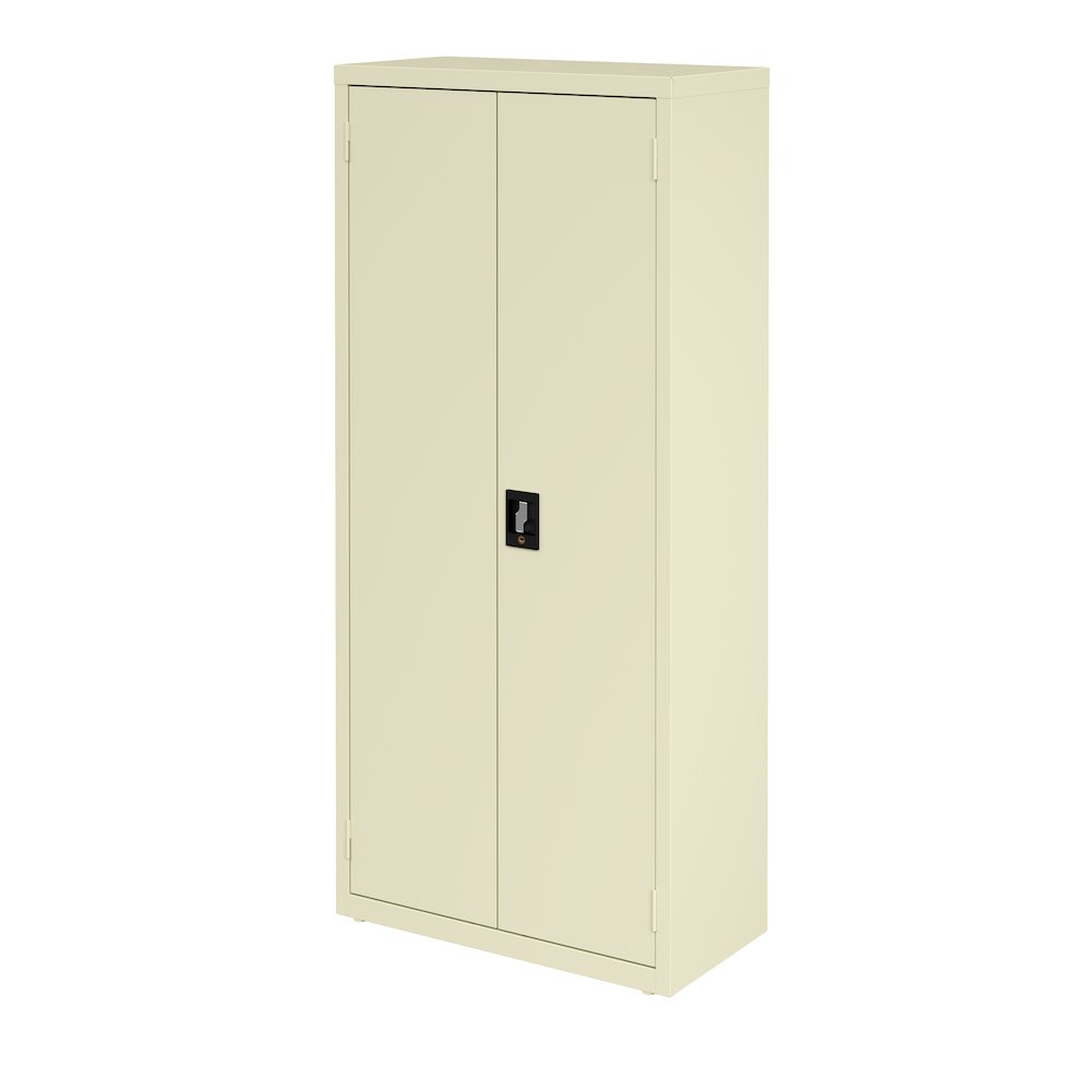 Hirsh Welded Steel Storage Cabinet with 4 Shelves, 15"Dx30"Wx66"H, Putty. Picture 4