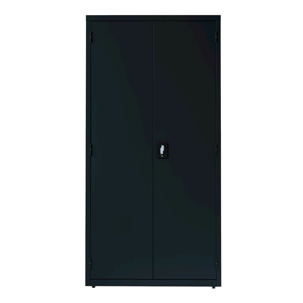 Hirsh Welded Steel Storage Cabinet 4 Adjustable Shelves, 24"Dx36"Wx72"H, Black. Picture 3