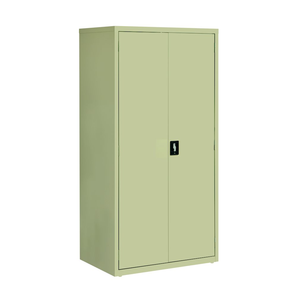 Hirsh Welded Steel Storage Cabinet 4 Adjustable Shelves, 24"Dx36"Wx72"H, Putty. Picture 1