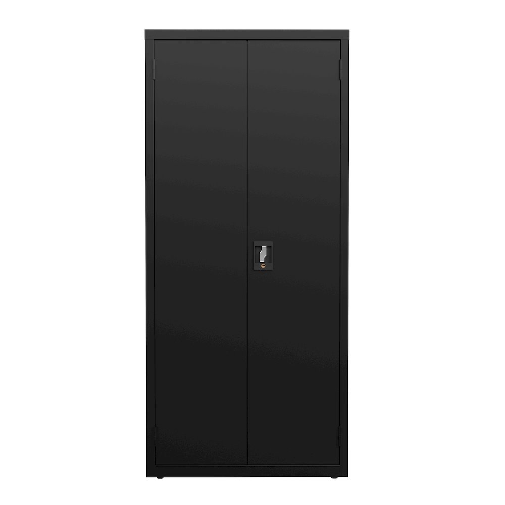 Hirsh Welded Steel Storage Cabinet with 4 Shelves, 15"Dx30"Wx66"H, Black. Picture 3