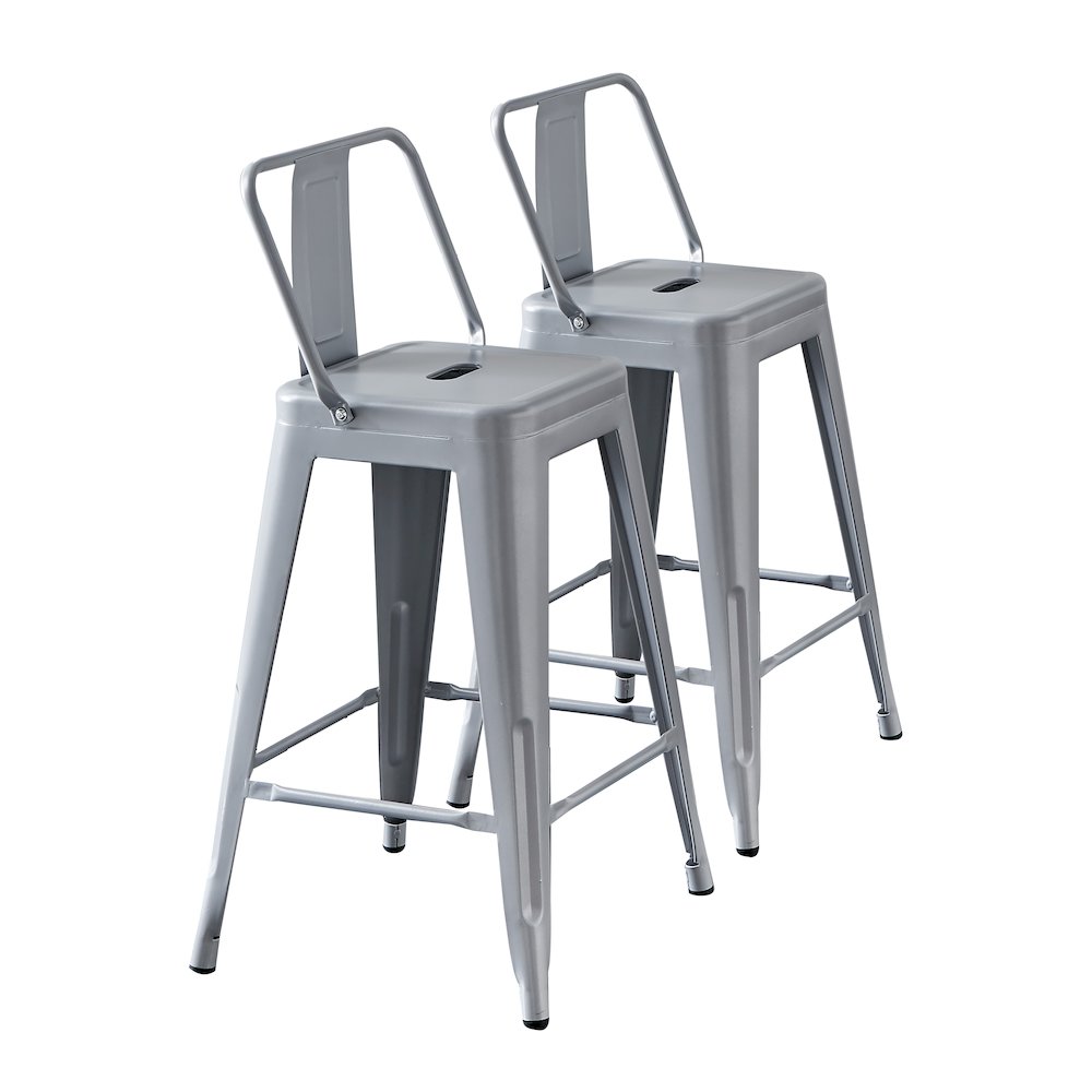 Modern Industrial Vintage Costal Metal Barstools. Picture 1