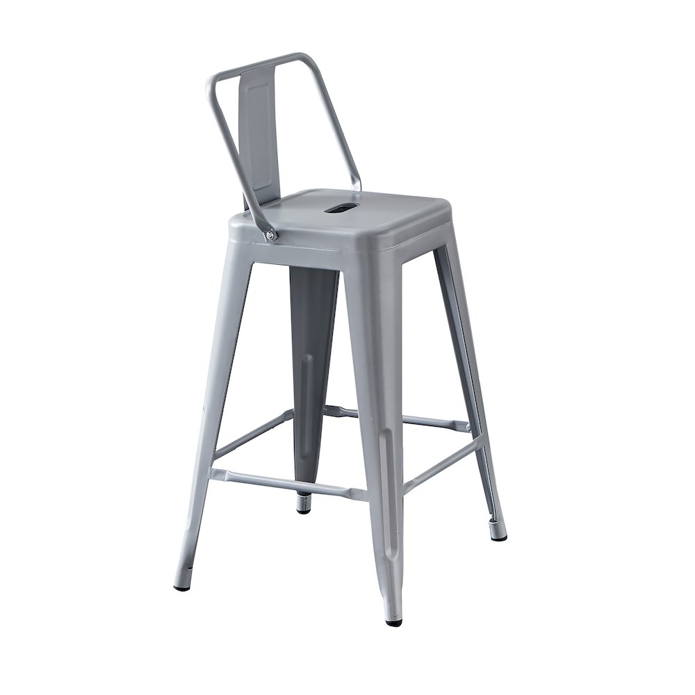 Modern Industrial Vintage Costal Metal Barstools. Picture 4