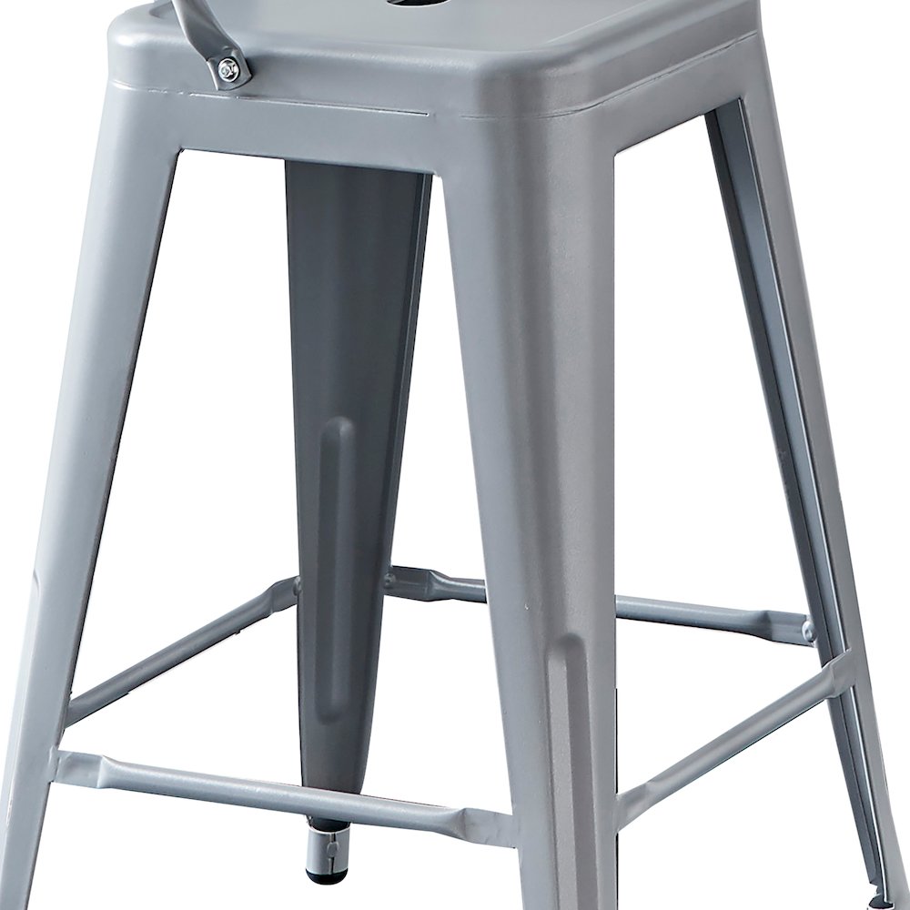 Modern Industrial Vintage Costal Metal Barstools. Picture 7