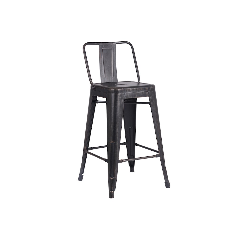 Modern Light Weight Industrial Vintage Costal Metal Barstools. Picture 1