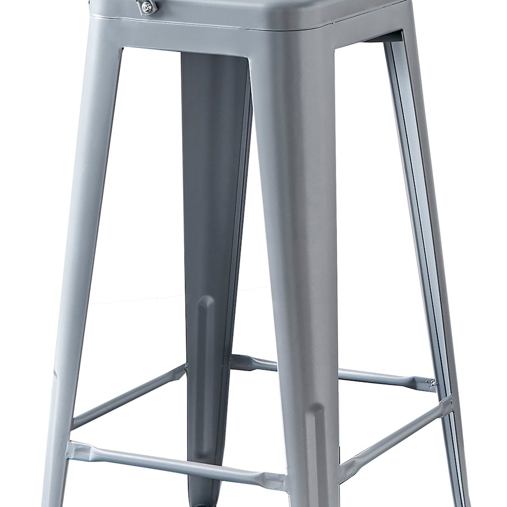 Modern Light Weight Industrial Metal Barstools. Picture 7