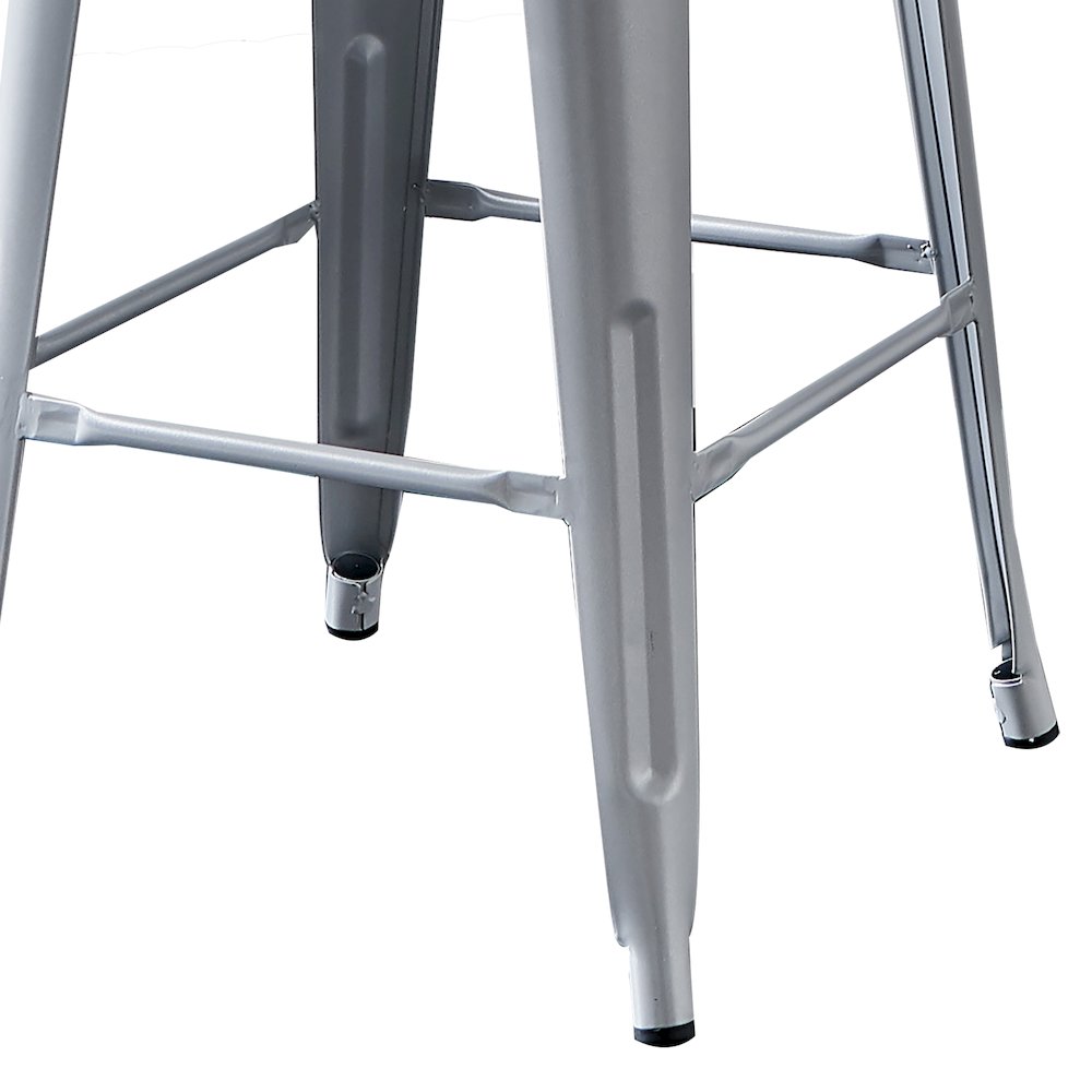 Modern Light Weight Industrial Metal Barstools. Picture 8