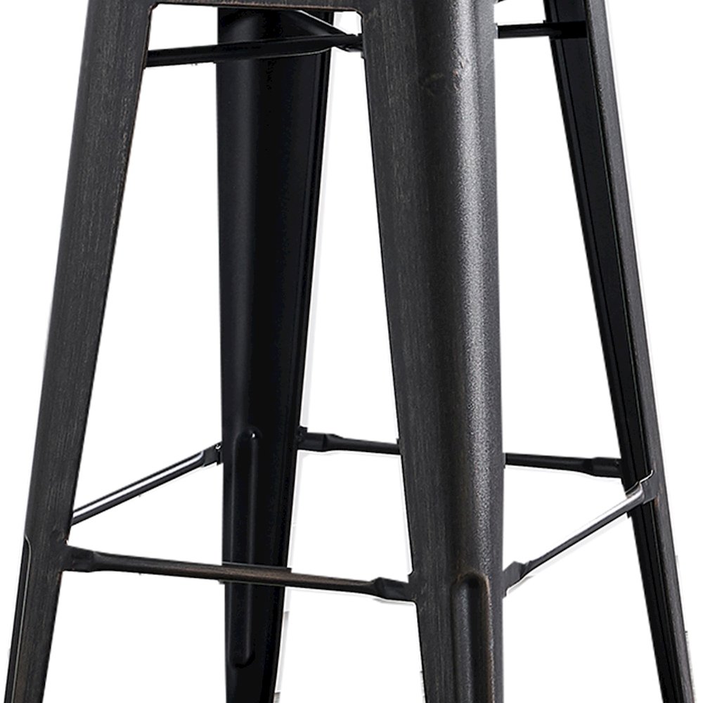 Modern Industrial Costal Metal Barstools. Picture 7