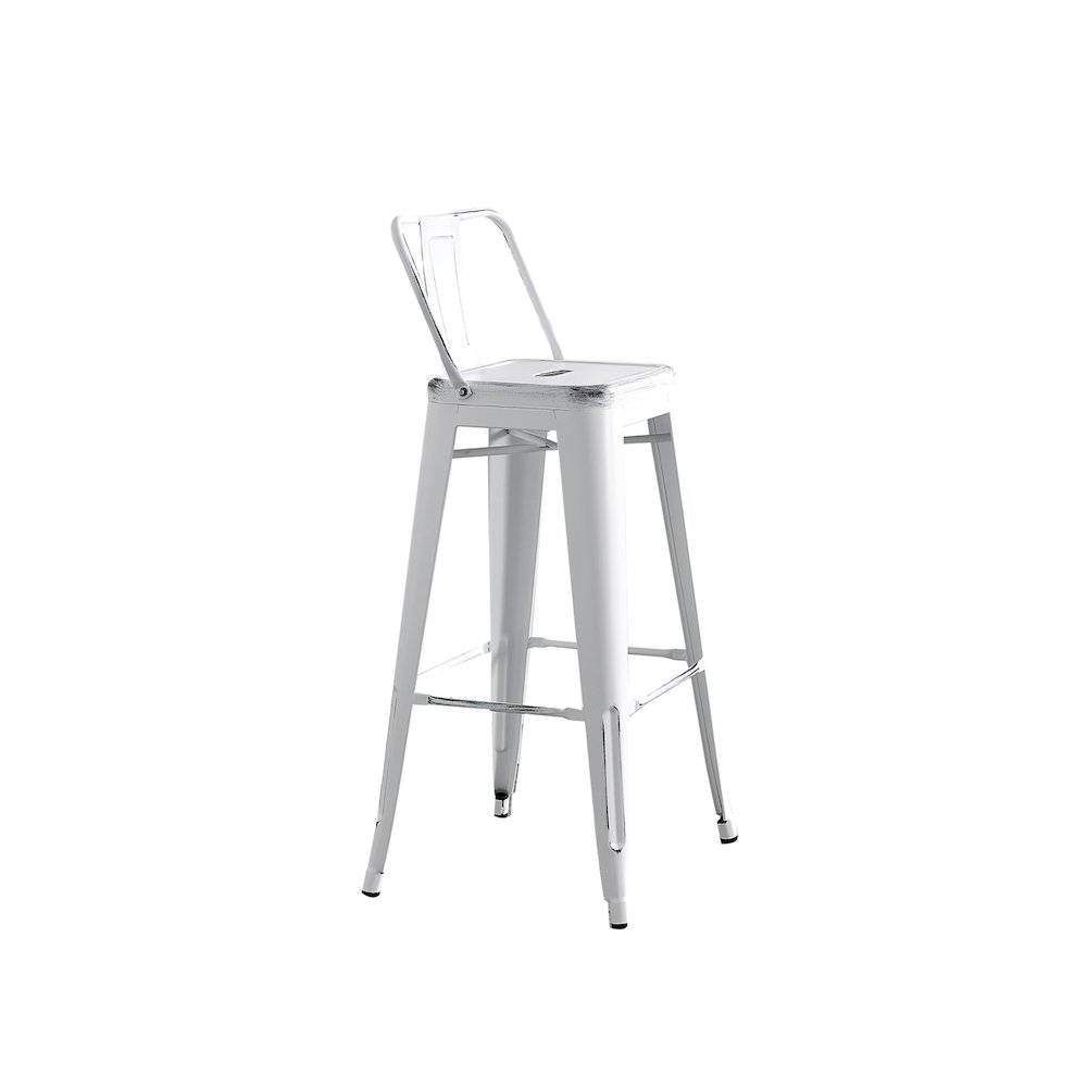 Modern Industrial Costal Metal Barstools. Picture 1