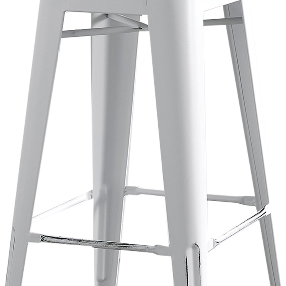 Modern Industrial Costal Metal Barstools. Picture 7