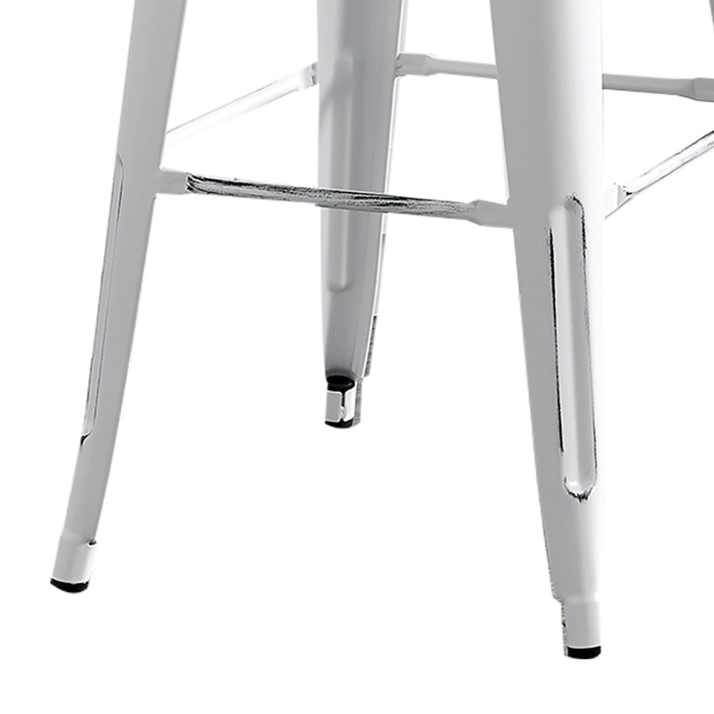 Modern Industrial Costal Metal Barstools. Picture 8
