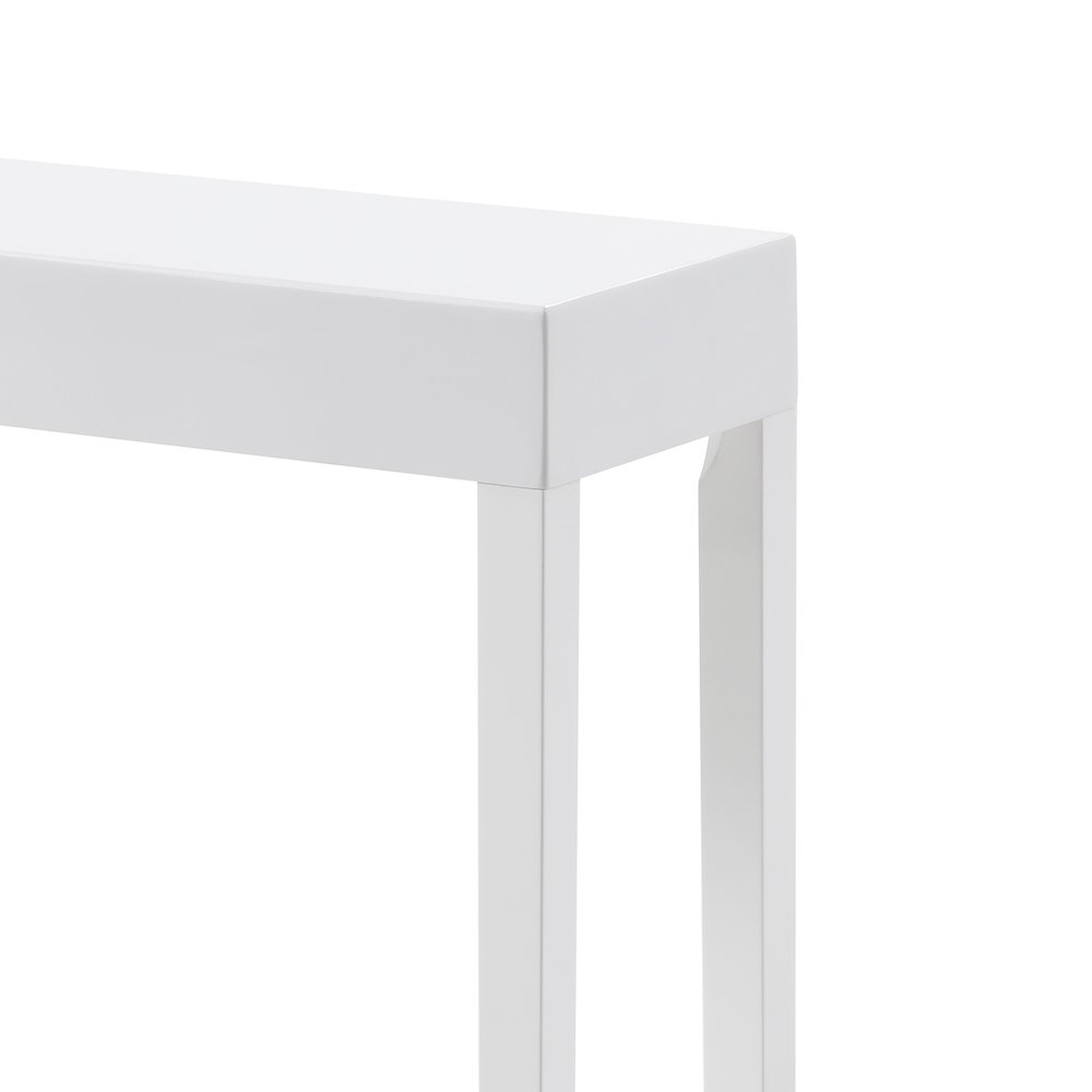 Modern Amy Console Table, Sofa Table, White. Picture 5
