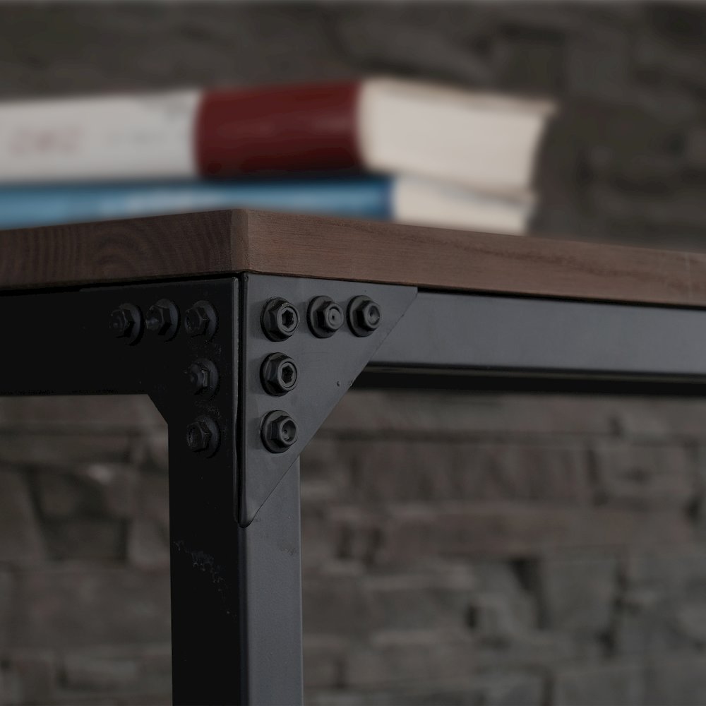 Minimalist Contemporary Industrial Bar/Cocktail Logan Table. Picture 4