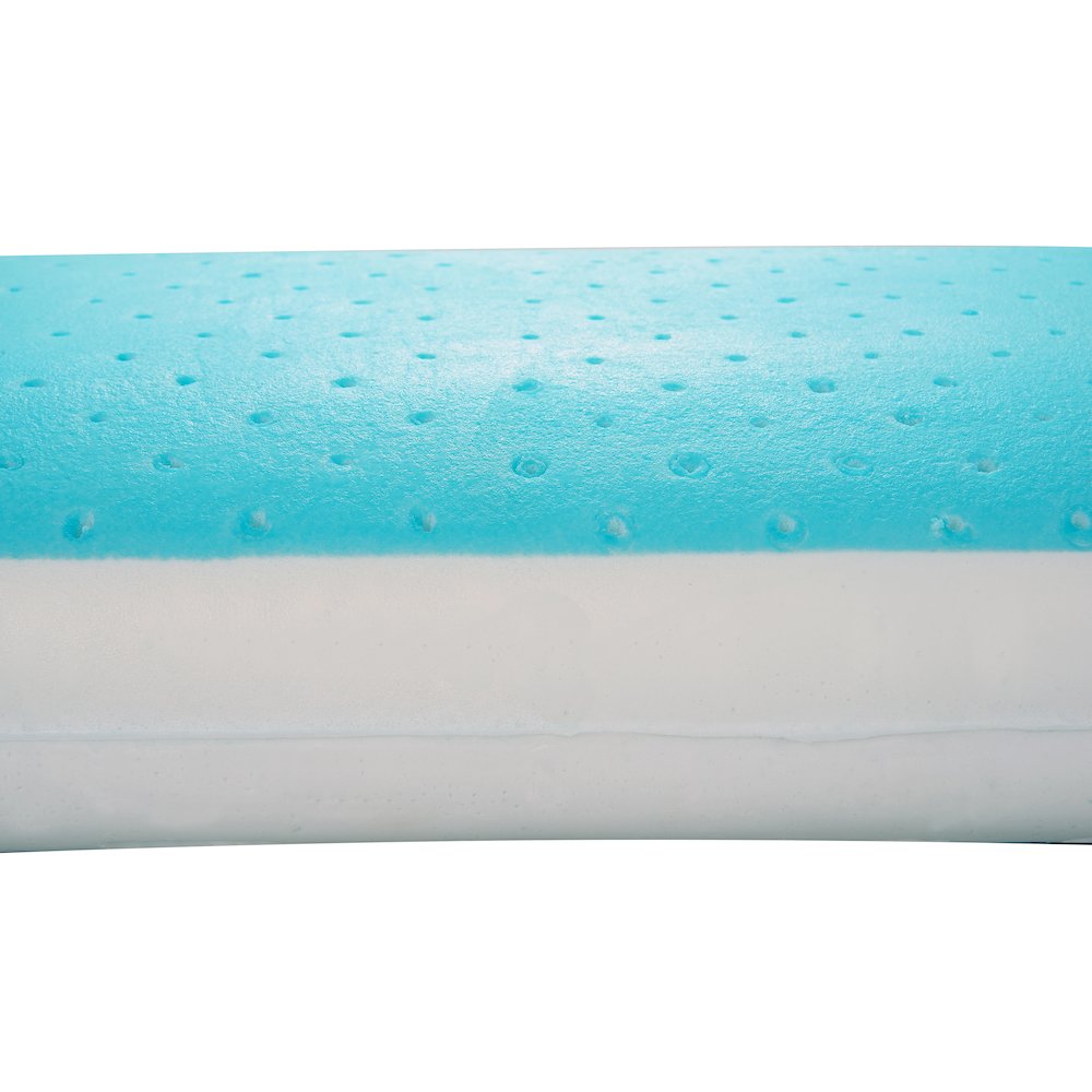 Hypoallergenic Cool Gel Layer and Soft Memory Foam Comfort Queen Size Pillow. Picture 4
