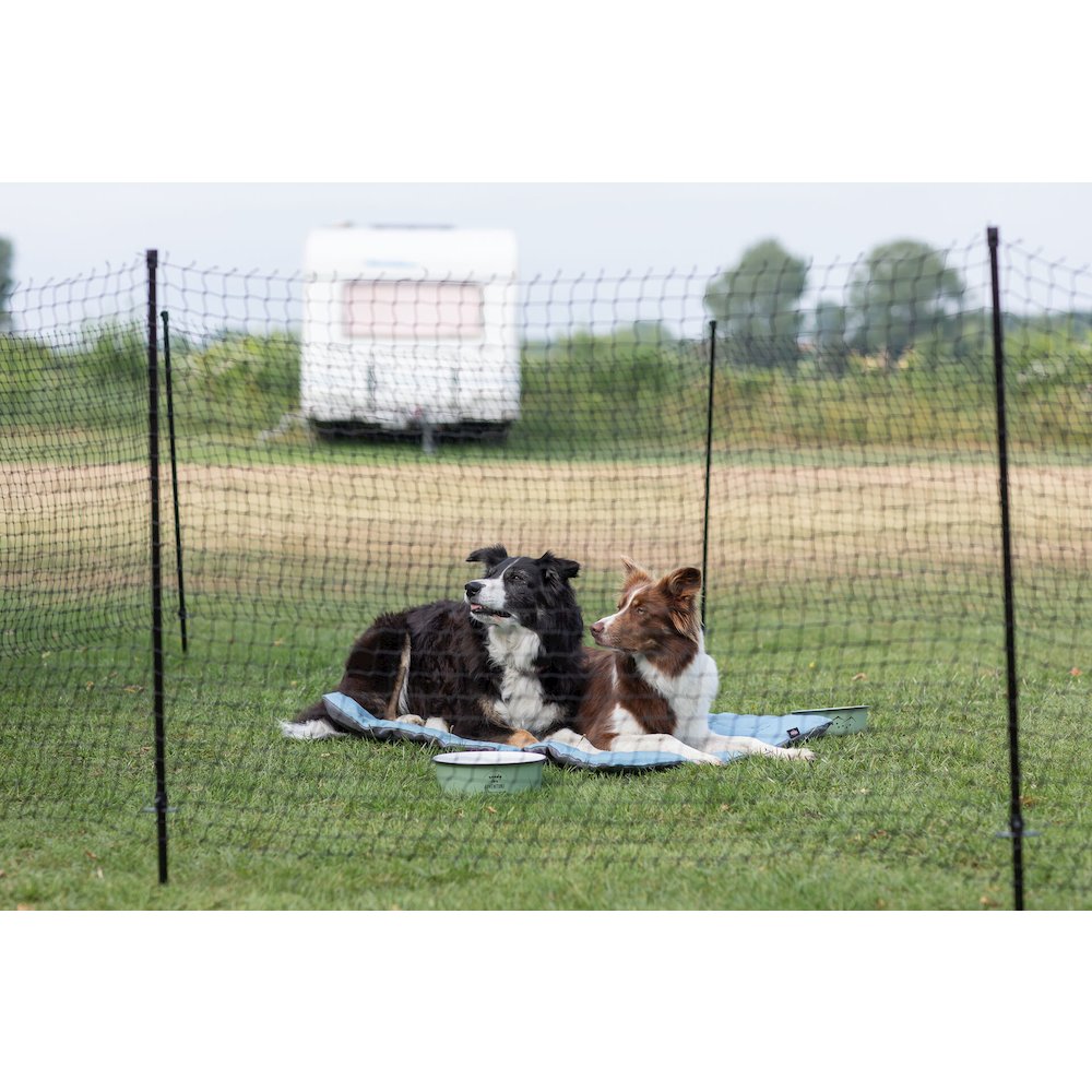 Portable Pet Fence, Mesh Dog Playpen, Outdoor Camping Fence, Easy to Transport. Picture 2