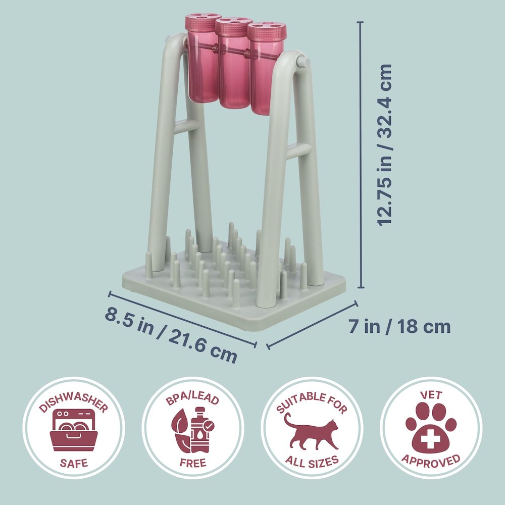 Mad Scientist Turn Around Strategy Game Cat Puzzle Toy, Treat Dispenser. Picture 4