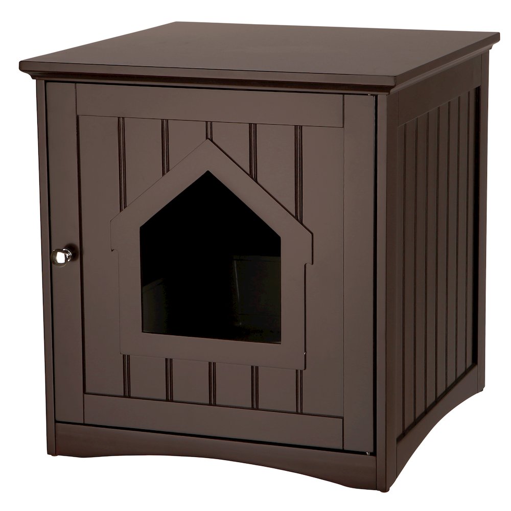 Small Cat Litter Box Enclosure Hidden Litter Indoor Cat Furniture Pet Home. Picture 1