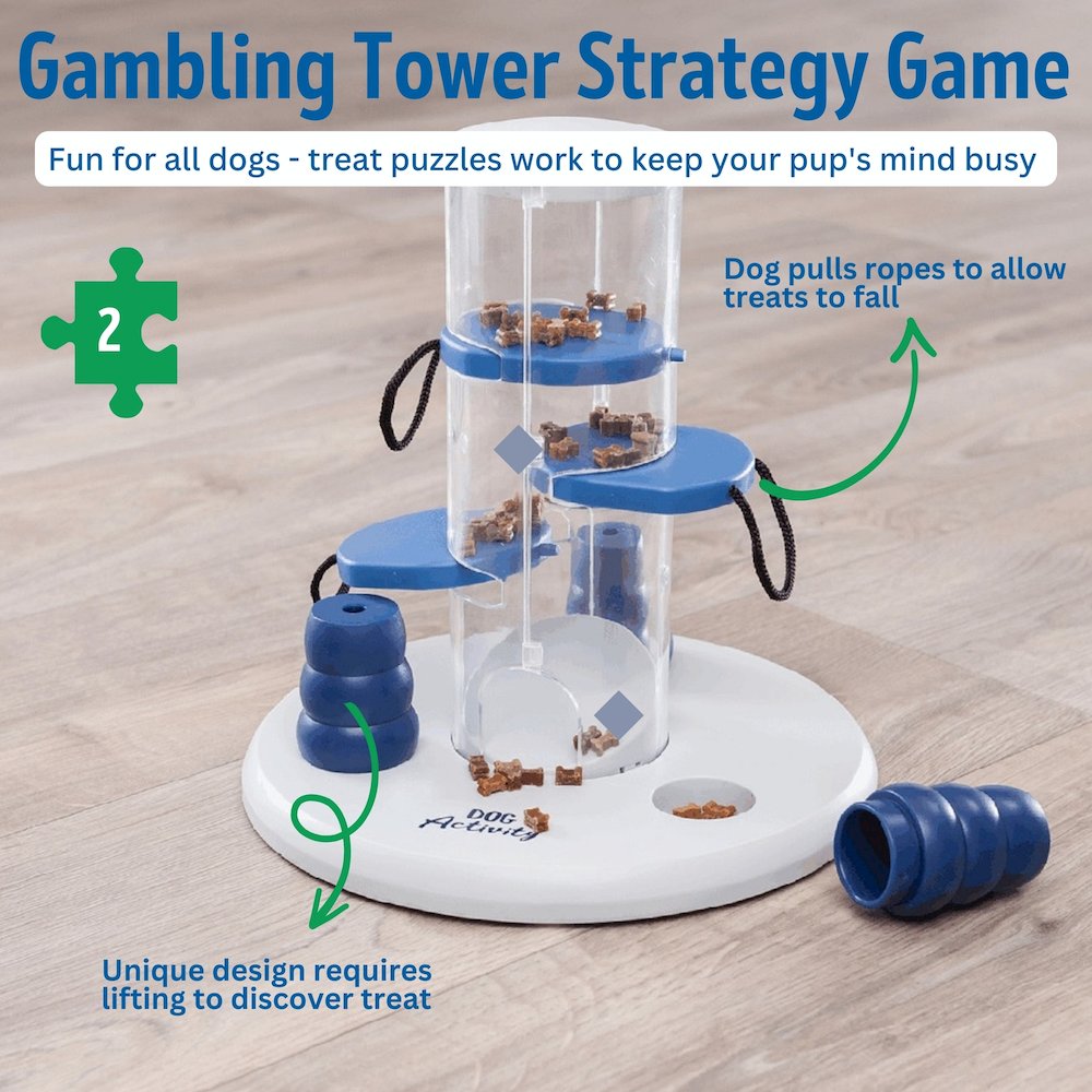Dog Gambling Tower Strategy Game, Level 1, Beginner Dog Puzzle Toy. Picture 6