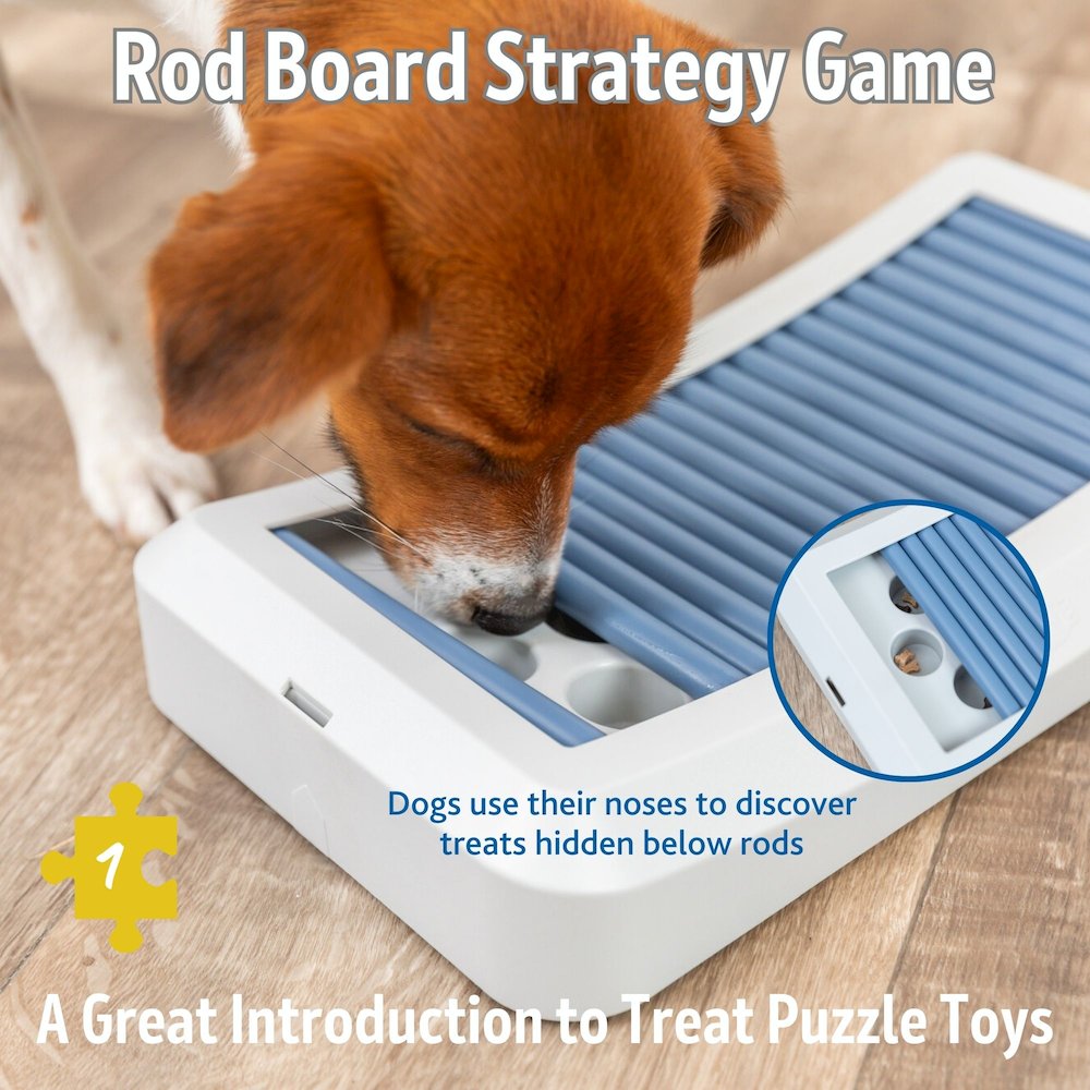 Dog Activity Rod Board Strategy Game, Level 1 Dog Puzzle Toy, Dog Treat Toy. Picture 5