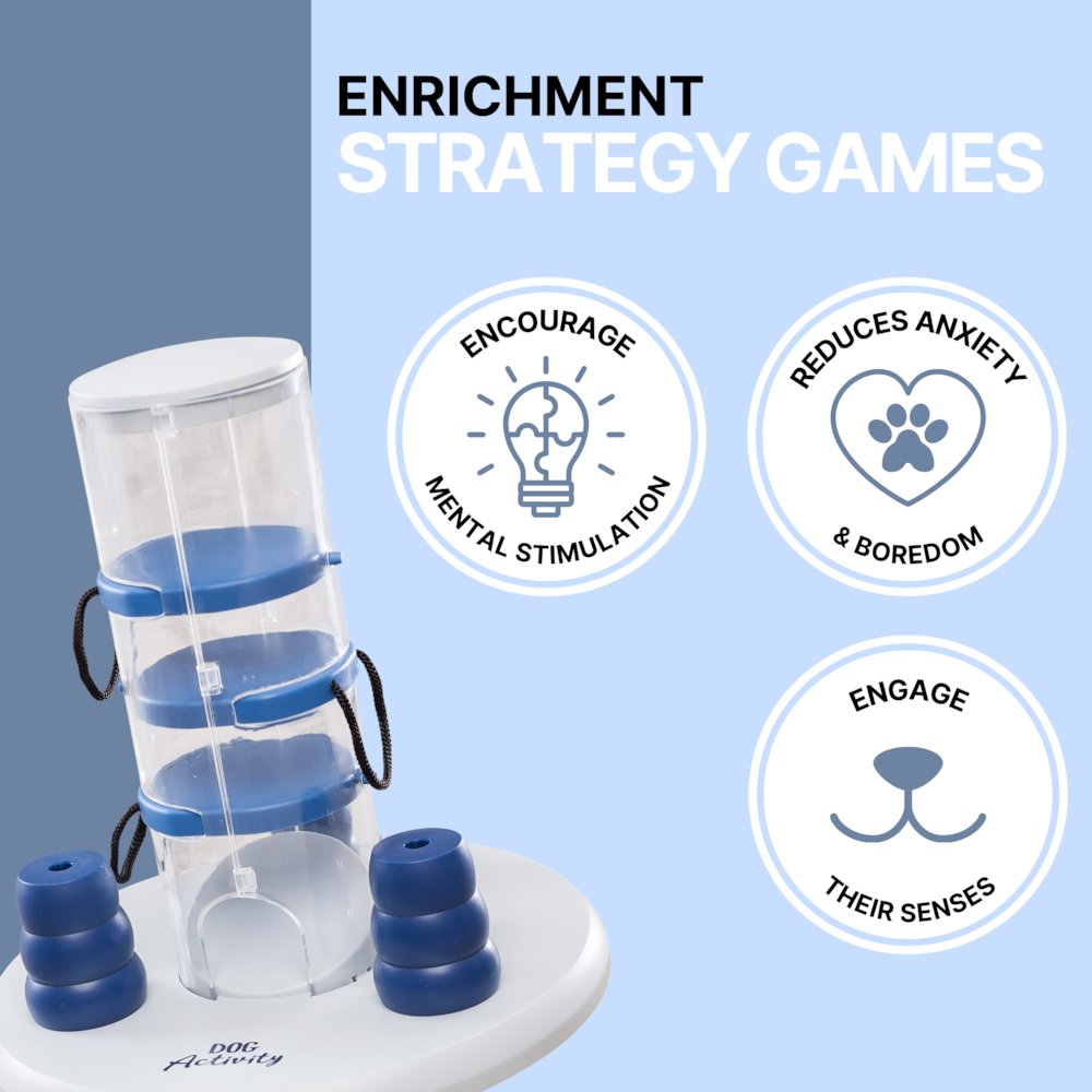 Dog Gambling Tower Strategy Game, Level 1, Beginner Dog Puzzle Toy. Picture 5