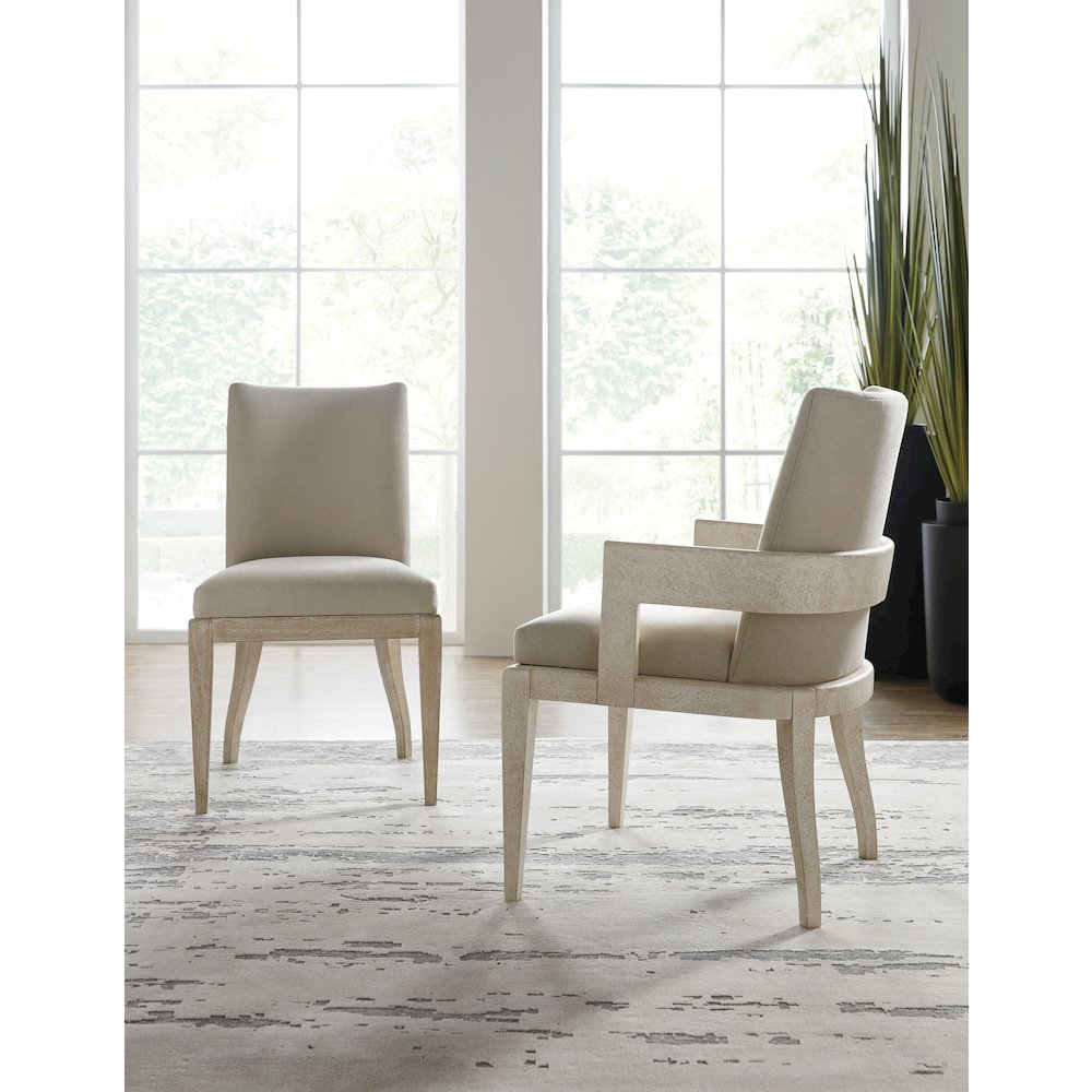 Hooker Furniture Dining Room Cascade Upholstered Side Chair. Picture 5